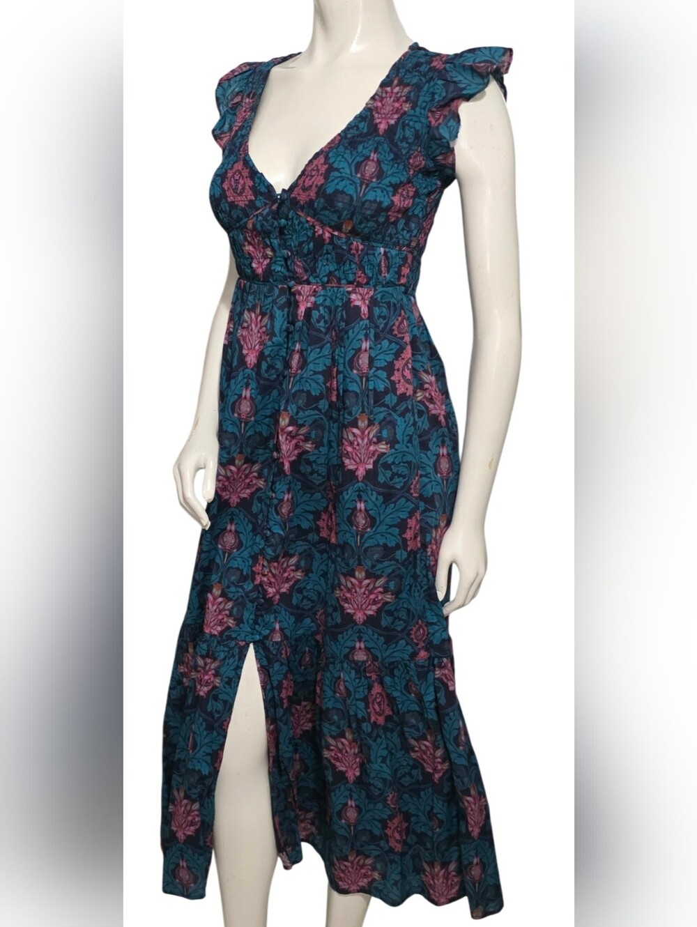 Anthropologie Peregrine Midi Dress Size XXS - Picture 8 of 16